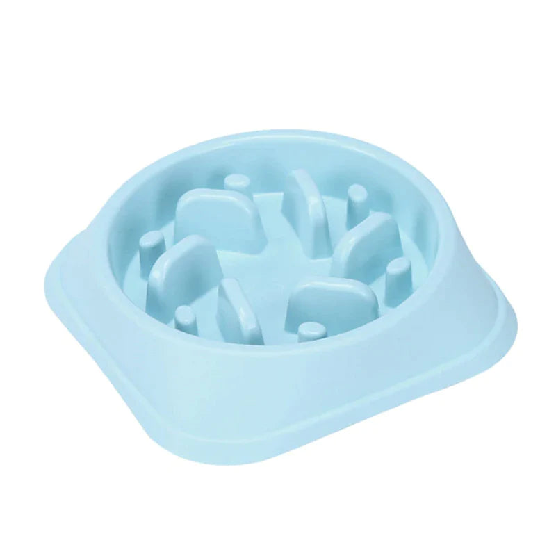 Pet Slow Food Bowl – Non-Slip Slow Feeder for Cats & Dogs