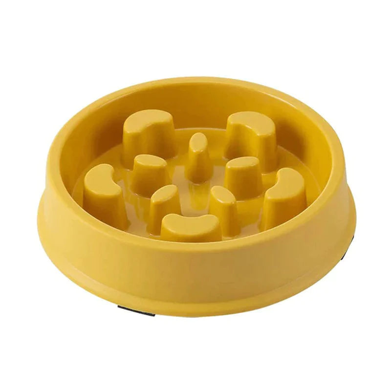 Pet Slow Food Bowl – Non-Slip Slow Feeder for Cats & Dogs