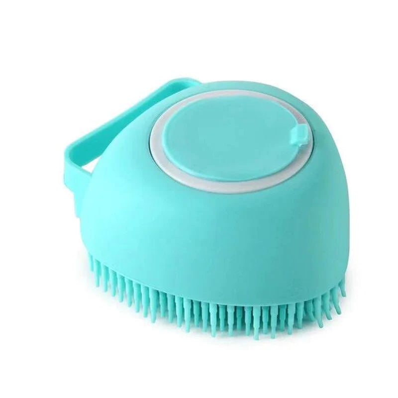 Bathroom Puppy & Big Dog Bath Massage Brush with Soft Safety Silicon.