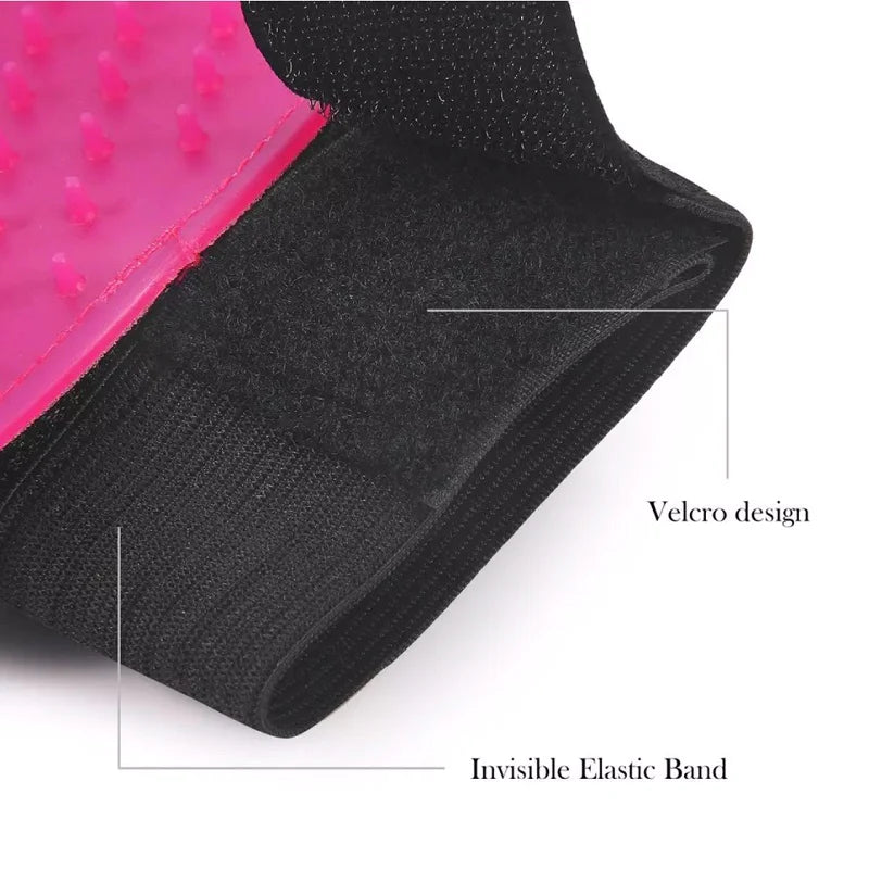 Pet Dog Brush. Self-Grooming Shedding Glove.