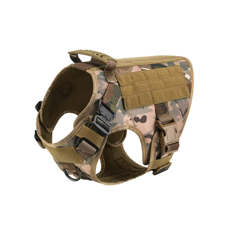 Metal Buckle Tactical Dog Harness. Training Vest.