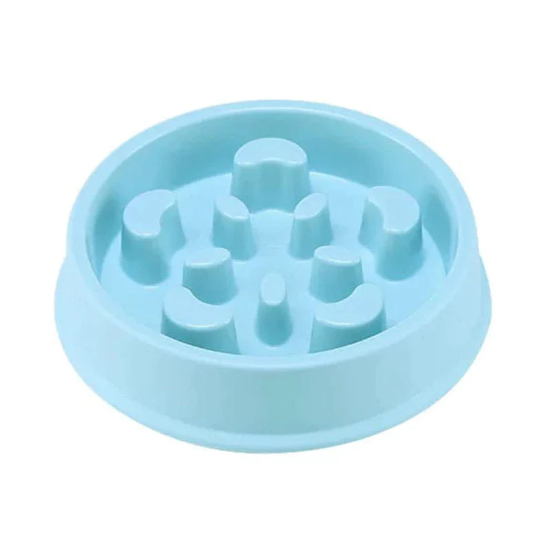Pet Slow Food Bowl – Non-Slip Slow Feeder for Cats & Dogs