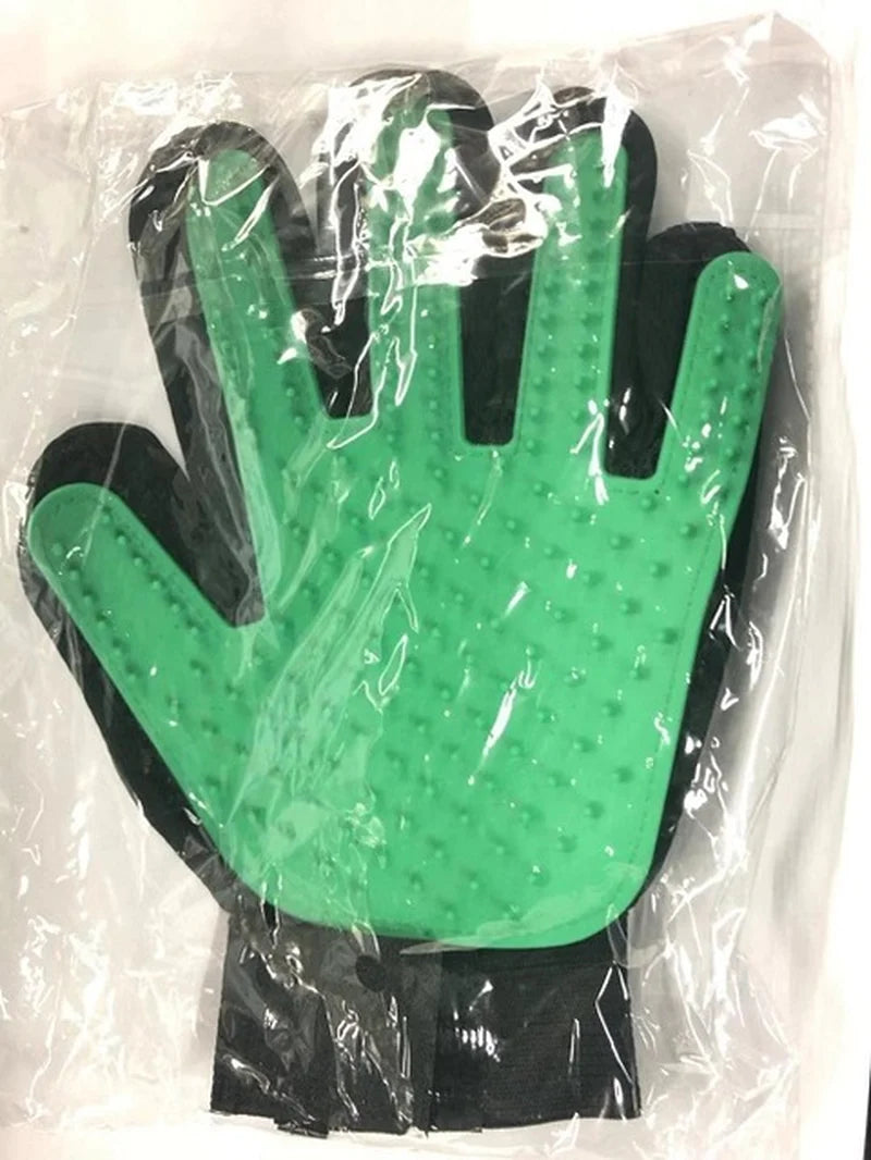 Pet Dog Brush. Self-Grooming Shedding Glove.