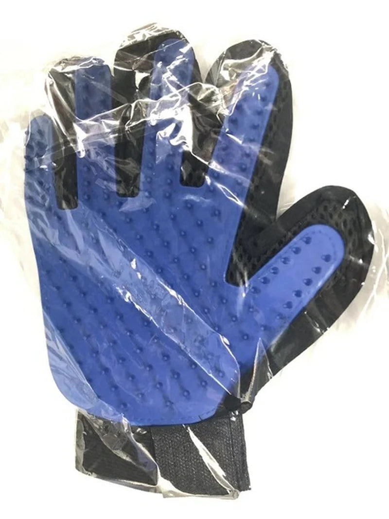 Pet Dog Brush. Self-Grooming Shedding Glove.