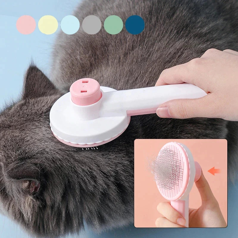 Dog Brush Comb Self Cleaning Slicker Brush for Dog Hair.