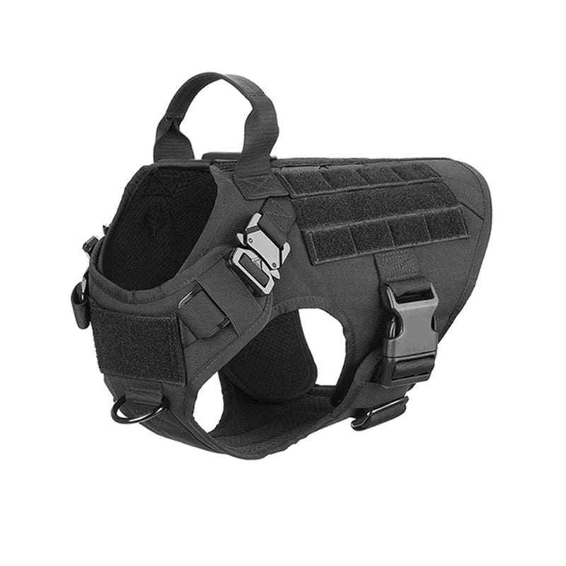 Metal Buckle Tactical Dog Harness. Training Vest.