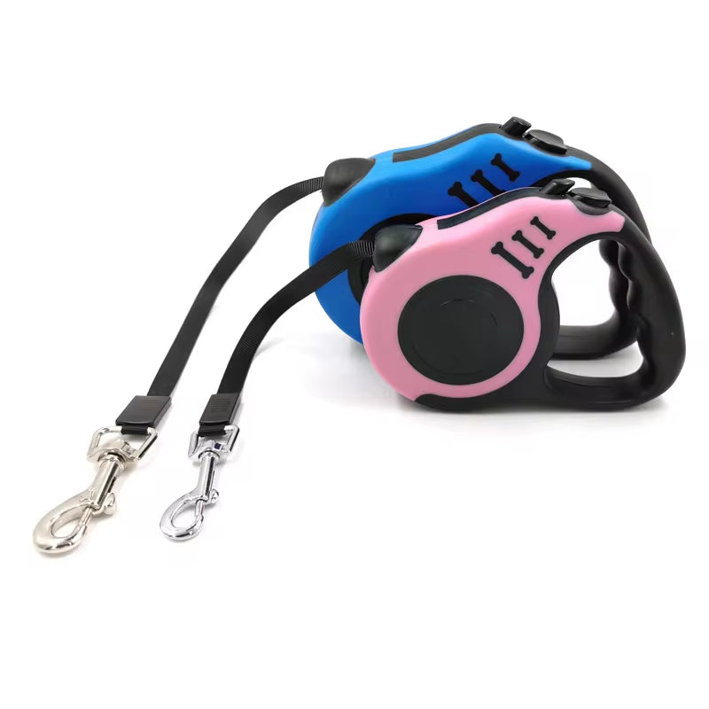 Retractable Dog Leash – 3M / 5M Automatic Flexible Pet Traction Rope for Small, Medium & Large Dogs