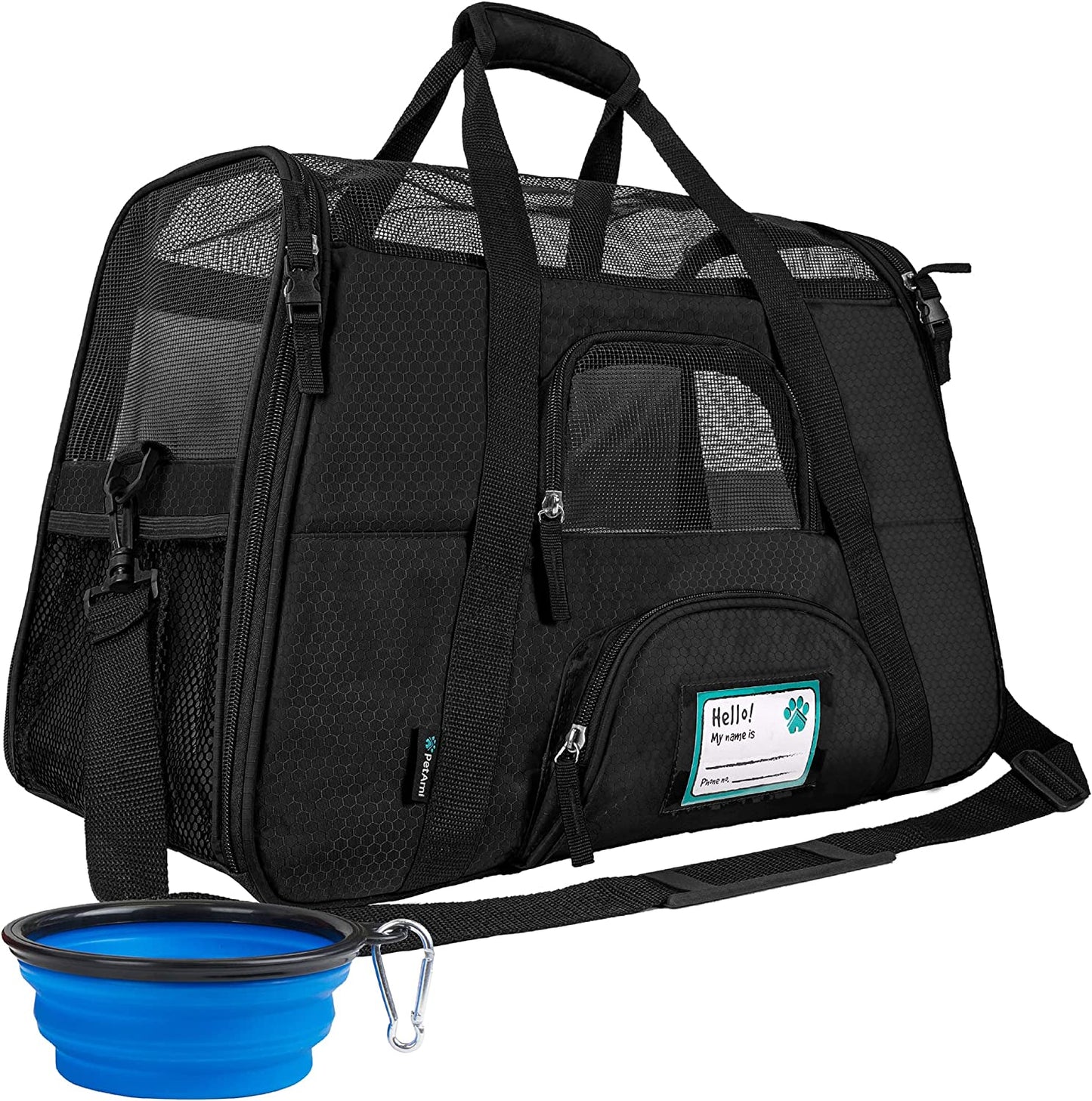Premium Airline Approved Soft-Sided Pet Travel Carrier