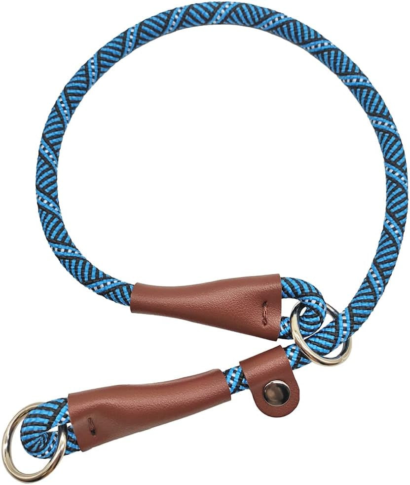 Slip Collar Dog Training Chock Collar, round Nylon Rope Collar