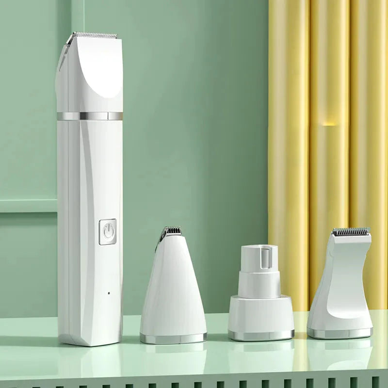 Electric Pet Grooming Kit - Hair Trimmer, Clippers and Nail Grinder.