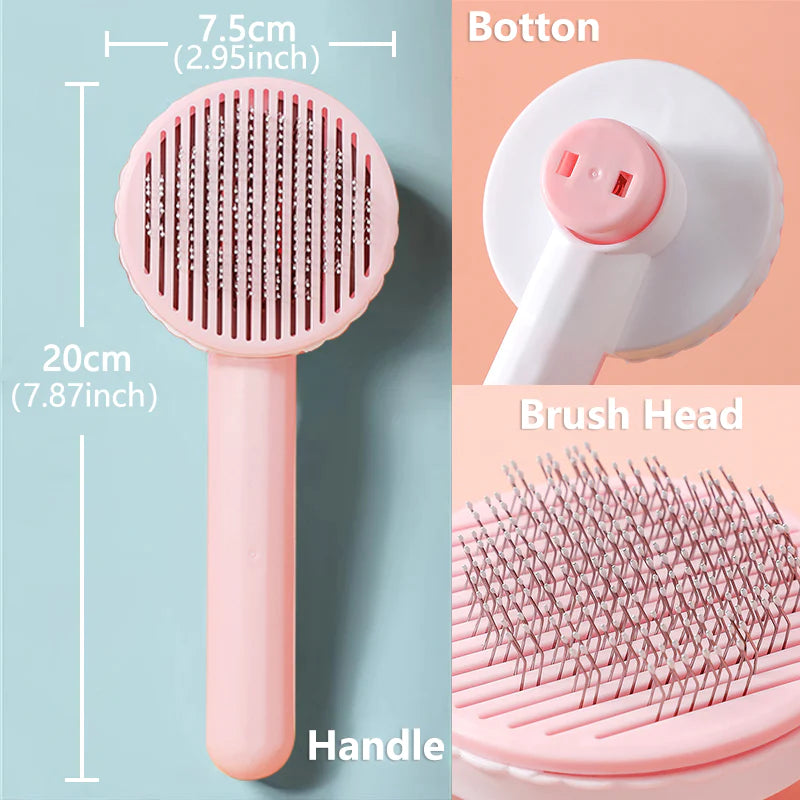 Dog Brush Comb Self Cleaning Slicker Brush for Dog Hair.