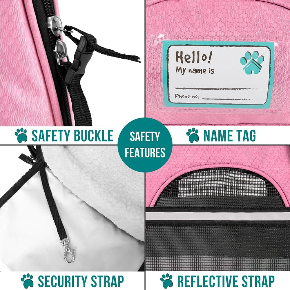 Premium Airline Approved Soft-Sided Pet Travel Carrier