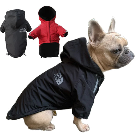 Autumn/Winter Pet Dog Waterproof Warm Coat – Cotton Hooded Jacket