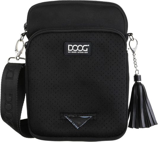 Large Shoulder Bag for Dog Walks – Waterproof Lining, Waste Bag Dispenser & Bottle/Tennis Ball Holder 