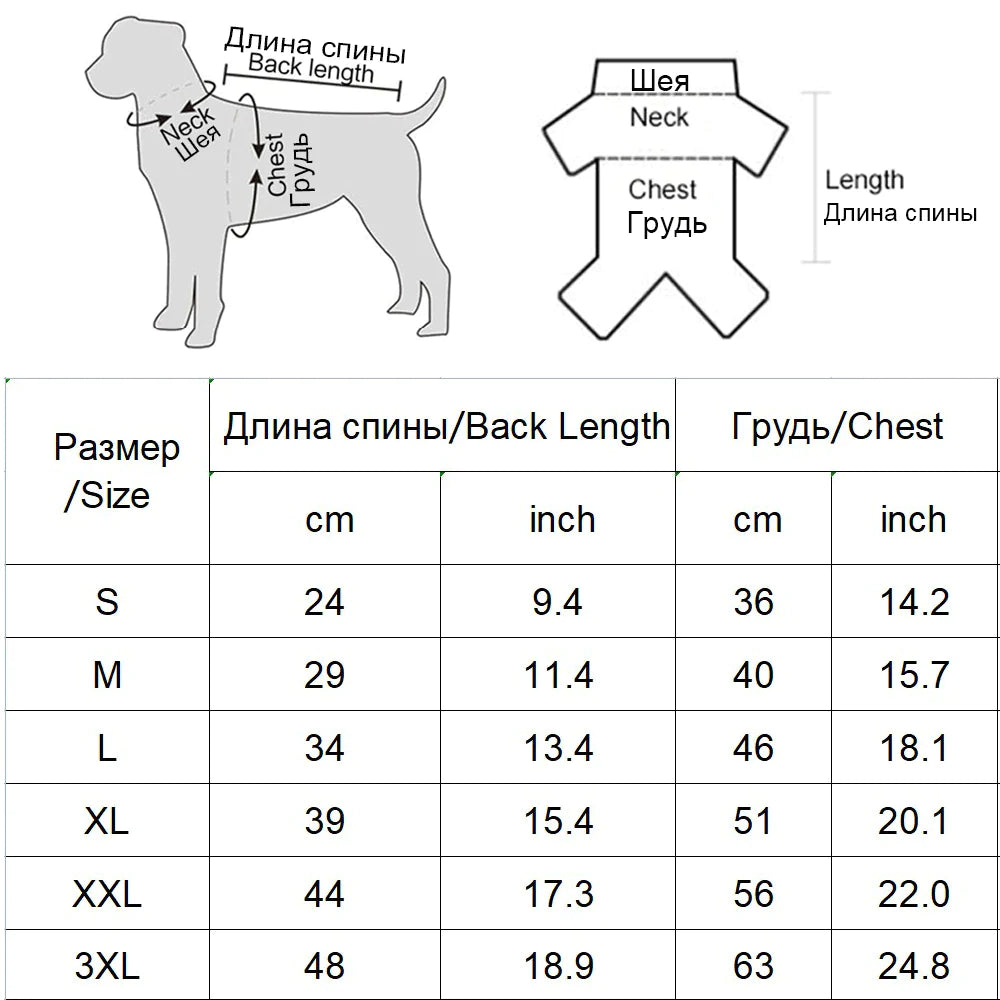 Autumn/Winter Pet Dog Waterproof Warm Coat – Cotton Hooded Jacket
